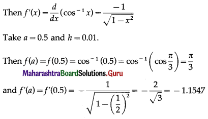 Maharashtra Board 12th Maths Solutions Chapter 2 Applications of Derivatives Miscellaneous Exercise 2 II Q9