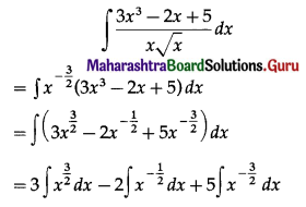 Maharashtra Board 12th Maths Solutions Chapter 3 Indefinite Integration Ex 3.1 I (v)