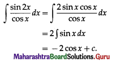 Maharashtra Board 12th Maths Solutions Chapter 3 Indefinite Integration Ex 3.1 II (ii)