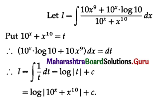 Maharashtra Board 12th Maths Solutions Chapter 3 Indefinite Integration Ex 3.2(A) I Q17