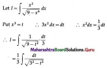 Maharashtra Board 12th Maths Solutions Chapter 3 Indefinite Integration Ex 3.2(A) I Q23