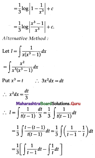 Maharashtra Board 12th Maths Solutions Chapter 3 Indefinite Integration Ex 3.2(A) I Q24.1