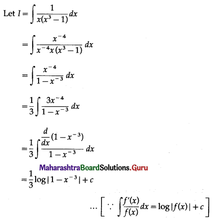 Maharashtra Board 12th Maths Solutions Chapter 3 Indefinite Integration Ex 3.2(A) I Q24
