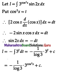 Maharashtra Board 12th Maths Solutions Chapter 3 Indefinite Integration Ex 3.2(A) II Q15