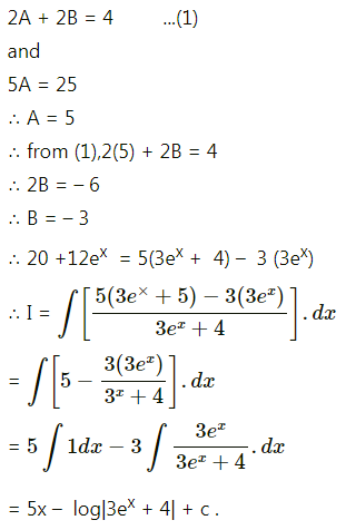 Maharashtra Board 12th Maths Solutions Chapter 3 Indefinite Integration Ex 3.2(A) II Q8.1