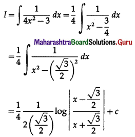 Maharashtra Board 12th Maths Solutions Chapter 3 Indefinite Integration Ex 3.2(B) I Q1