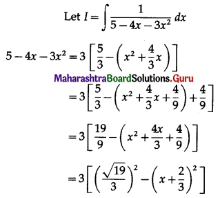 Maharashtra Board 12th Maths Solutions Chapter 3 Indefinite Integration Ex 3.2(B) I Q13