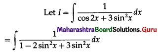 Maharashtra Board 12th Maths Solutions Chapter 3 Indefinite Integration Ex 3.2(B) I Q19