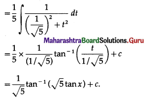 Maharashtra Board 12th Maths Solutions Chapter 3 Indefinite Integration Ex 3.2(B) II Q5.1