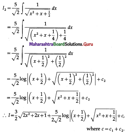 Maharashtra Board 12th Maths Solutions Chapter 3 Indefinite Integration Ex 3.2(C) Q4.1