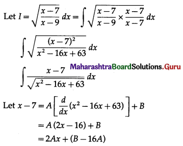 Maharashtra Board 12th Maths Solutions Chapter 3 Indefinite Integration Ex 3.2(C) Q6