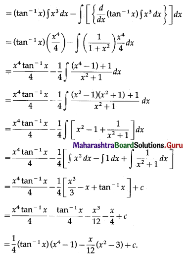 Maharashtra Board 12th Maths Solutions Chapter 3 Indefinite Integration Ex 3.3 I Q5