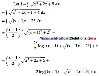 Maharashtra Board 12th Maths Solutions Chapter 3 Indefinite Integration Ex 3.3 II Q11