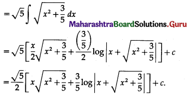 Maharashtra Board 12th Maths Solutions Chapter 3 Indefinite Integration Ex 3.3 II Q4