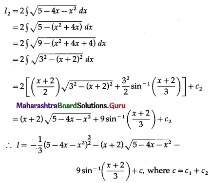 Maharashtra Board 12th Maths Solutions Chapter 3 Indefinite Integration Ex 3.3 II Q9.1