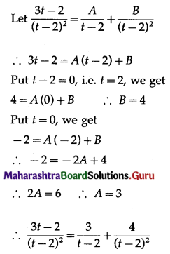 Maharashtra Board 12th Maths Solutions Chapter 3 Indefinite Integration Ex 3.4 Q17.1