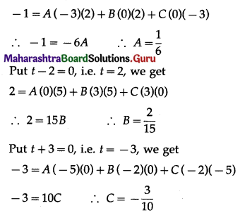 Maharashtra Board 12th Maths Solutions Chapter 3 Indefinite Integration Ex 3.4 Q2.1