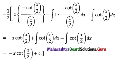 Maharashtra Board 12th Maths Solutions Chapter 3 Indefinite Integration Miscellaneous Exercise 3 I Q6.1