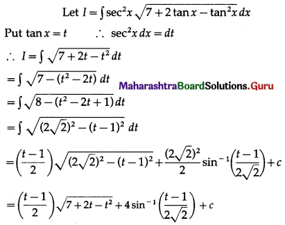 Maharashtra Board 12th Maths Solutions Chapter 3 Indefinite Integration Miscellaneous Exercise 3 III Q16