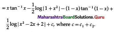 Maharashtra Board 12th Maths Solutions Chapter 3 Indefinite Integration Miscellaneous Exercise 3 III Q2.4