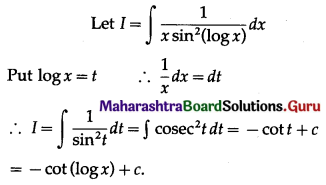 Maharashtra Board 12th Maths Solutions Chapter 3 Indefinite Integration Miscellaneous Exercise 3 III Q3
