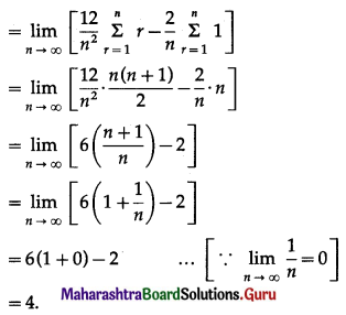 Maharashtra Board 12th Maths Solutions Chapter 4 Definite Integration Ex 4.1 Q1.1