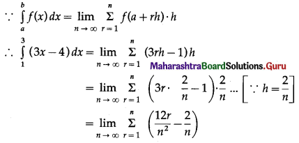 Maharashtra Board 12th Maths Solutions Chapter 4 Definite Integration Ex 4.1 Q1