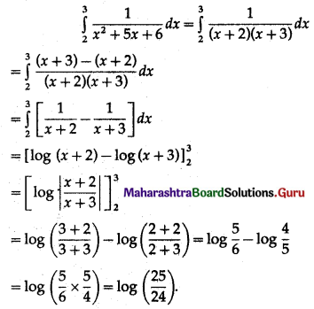 Maharashtra Board 12th Maths Solutions Chapter 4 Definite Integration Ex 4.2 I Q2