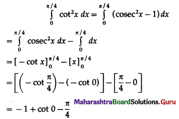 Maharashtra Board 12th Maths Solutions Chapter 4 Definite Integration Ex 4.2 I Q3
