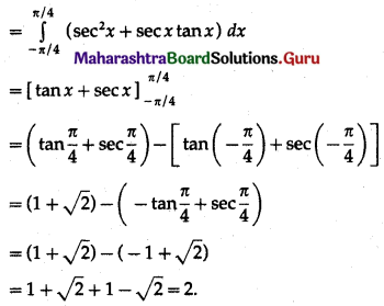 Maharashtra Board 12th Maths Solutions Chapter 4 Definite Integration Ex 4.2 I Q4.1
