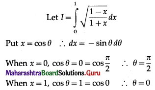Maharashtra Board 12th Maths Solutions Chapter 4 Definite Integration Ex 4.2 II Q11