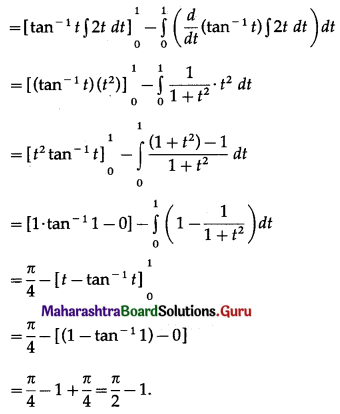 Maharashtra Board 12th Maths Solutions Chapter 4 Definite Integration Ex 4.2 II Q13.1