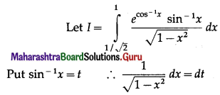 Maharashtra Board 12th Maths Solutions Chapter 4 Definite Integration Ex 4.2 II Q14