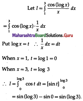Maharashtra Board 12th Maths Solutions Chapter 4 Definite Integration Ex 4.2 II Q15