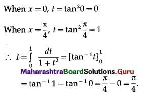 Maharashtra Board 12th Maths Solutions Chapter 4 Definite Integration Ex 4.2 II Q3.1