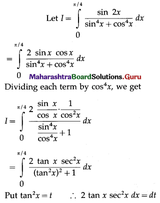 Maharashtra Board 12th Maths Solutions Chapter 4 Definite Integration Ex 4.2 II Q3