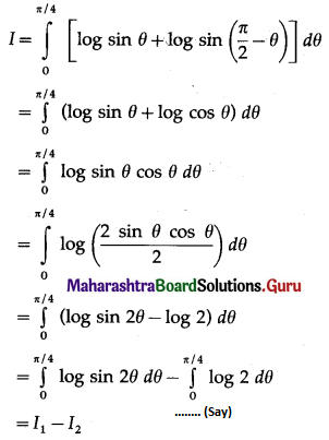 Maharashtra Board 12th Maths Solutions Chapter 4 Definite Integration Ex 4.2 III Q15.2