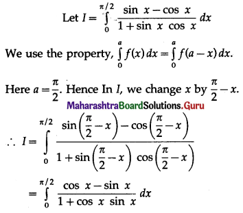 Maharashtra Board 12th Maths Solutions Chapter 4 Definite Integration Ex 4.2 III Q4