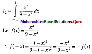 Maharashtra Board 12th Maths Solutions Chapter 4 Definite Integration Miscellaneous Exercise 4 II Q7.1