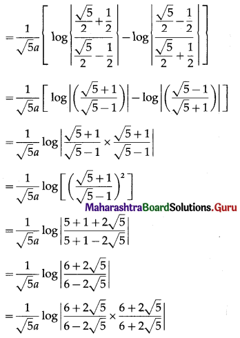 Maharashtra Board 12th Maths Solutions Chapter 4 Definite Integration Miscellaneous Exercise 4 III Q3.1