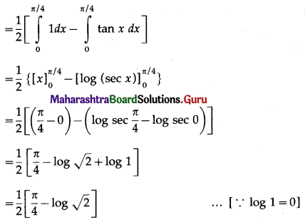 Maharashtra Board 12th Maths Solutions Chapter 4 Definite Integration Miscellaneous Exercise 4 III Q6.1