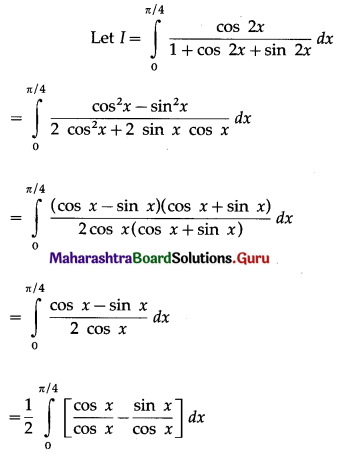 Maharashtra Board 12th Maths Solutions Chapter 4 Definite Integration Miscellaneous Exercise 4 III Q6