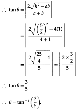 Maharashtra Board 12th Maths Solutions Chapter 4 Pair of Straight Lines Ex 4.2 2