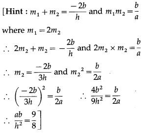Maharashtra Board 12th Maths Solutions Chapter 4 Pair of Straight Lines Miscellaneous Exercise 4 2