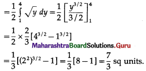 Maharashtra Board 12th Maths Solutions Chapter 5 Application of Definite Integration Miscellaneous Exercise 5 II Q10.1