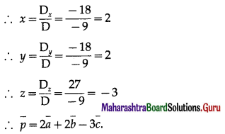 Maharashtra Board 12th Maths Solutions Chapter 5 Vectors Ex 5.1 16