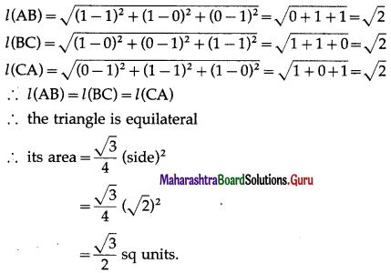 Maharashtra Board 12th Maths Solutions Chapter 5 Vectors Ex 5.1 9