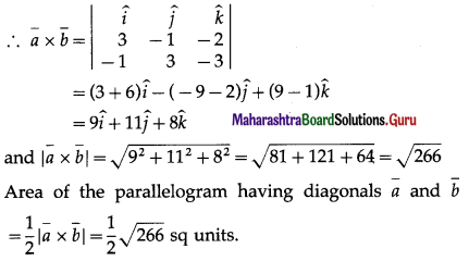 Maharashtra Board 12th Maths Solutions Chapter 5 Vectors Ex 5.4 14