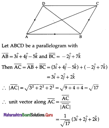 Maharashtra Board 12th Maths Solutions Chapter 5 Vectors Miscellaneous Exercise 5 20