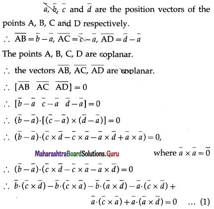 Maharashtra Board 12th Maths Solutions Chapter 5 Vectors Miscellaneous Exercise 5 84